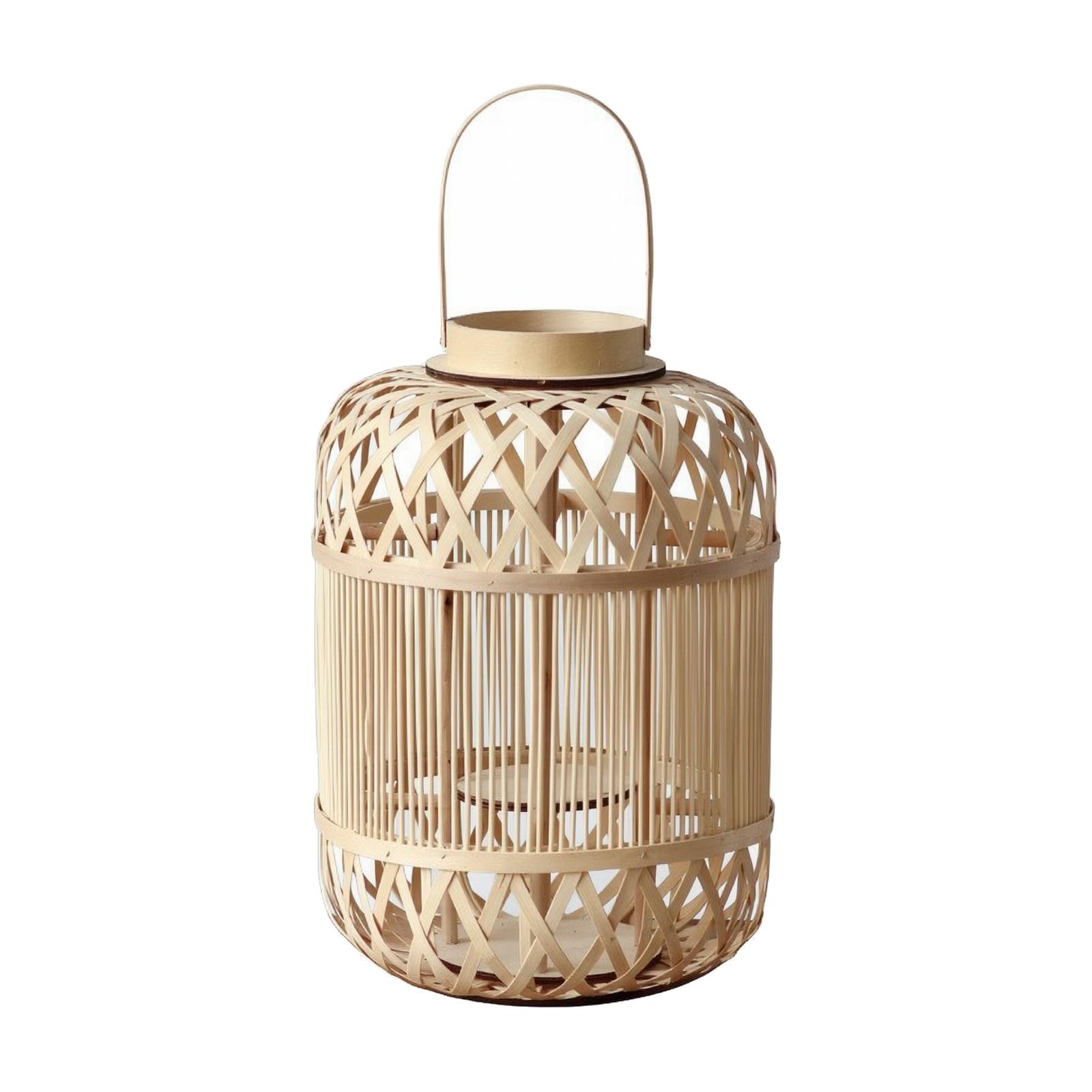 Decorative Bamboo Candle Lante - Candle Holder Decor ulasan dan harga