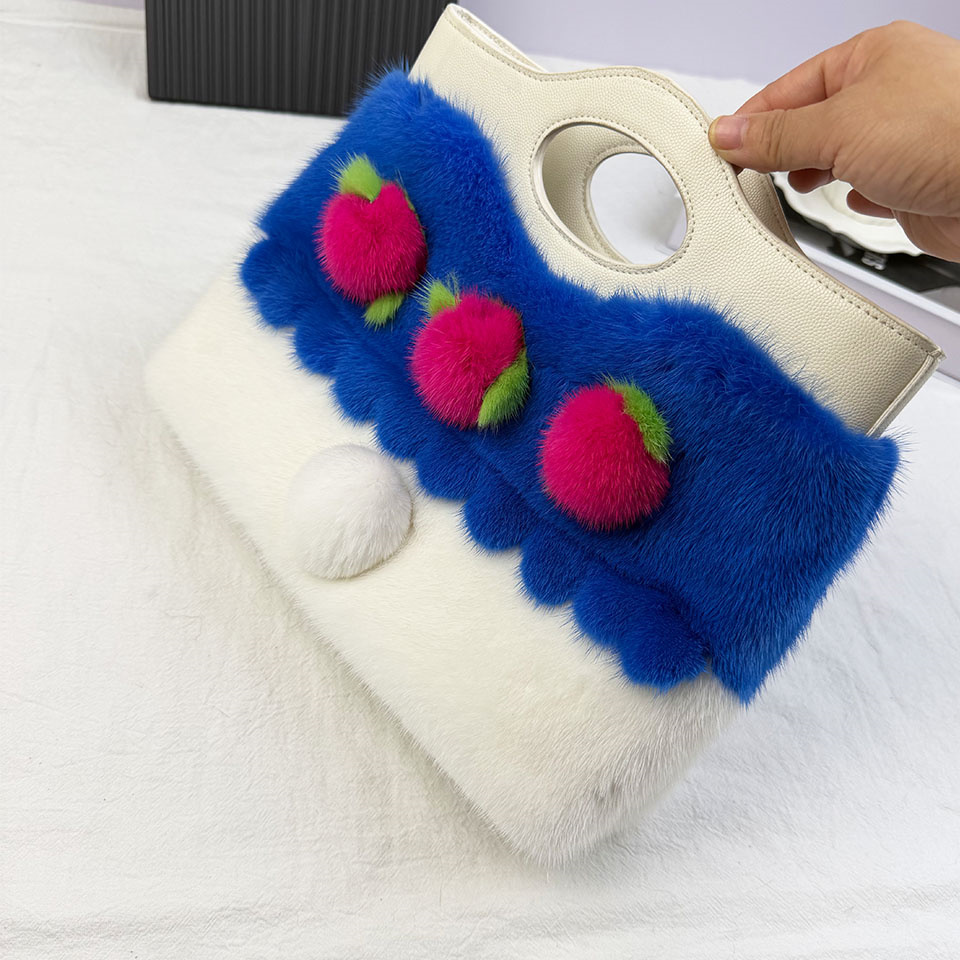 Luxury Mink Fur Tote Bag Women - Interior Design High End ulasan dan harga