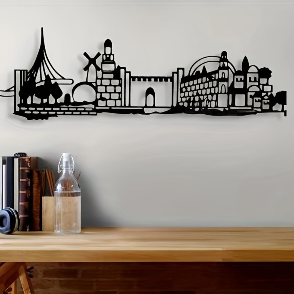 CIFBUY Metal Wall Art Jerusale - Wall Art ulasan dan harga