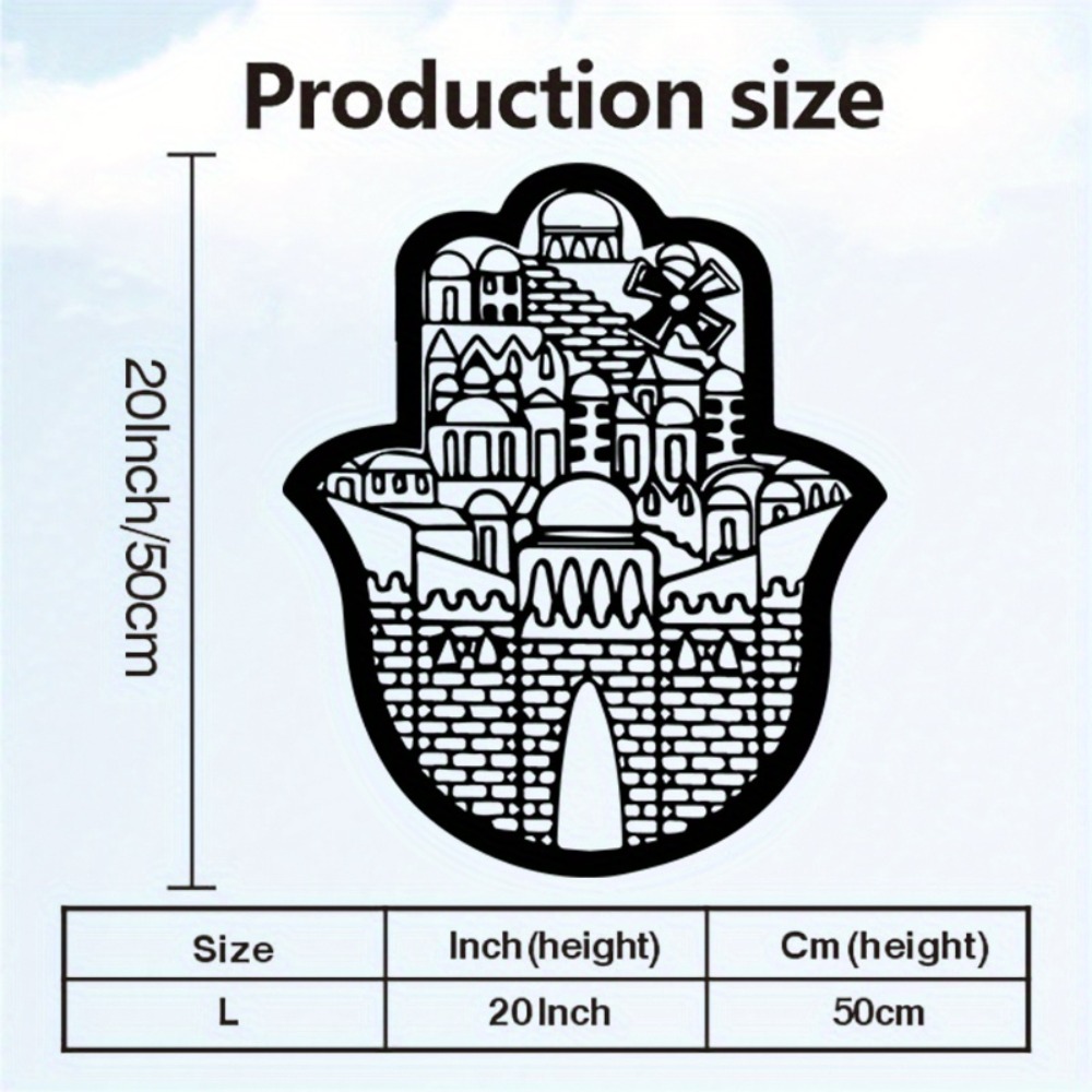 CIFBUY Jerusalem Holy City Met - Wall Art ulasan dan harga