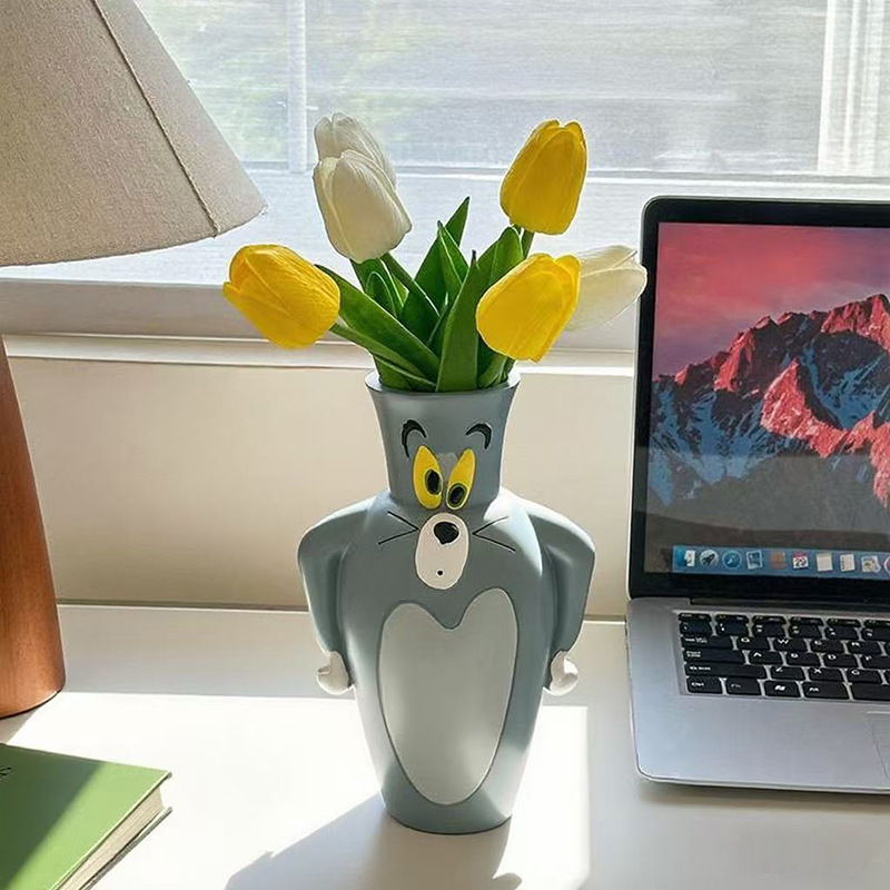Cartoon Tom New and Jerry New  - Vase Decor ulasan dan harga