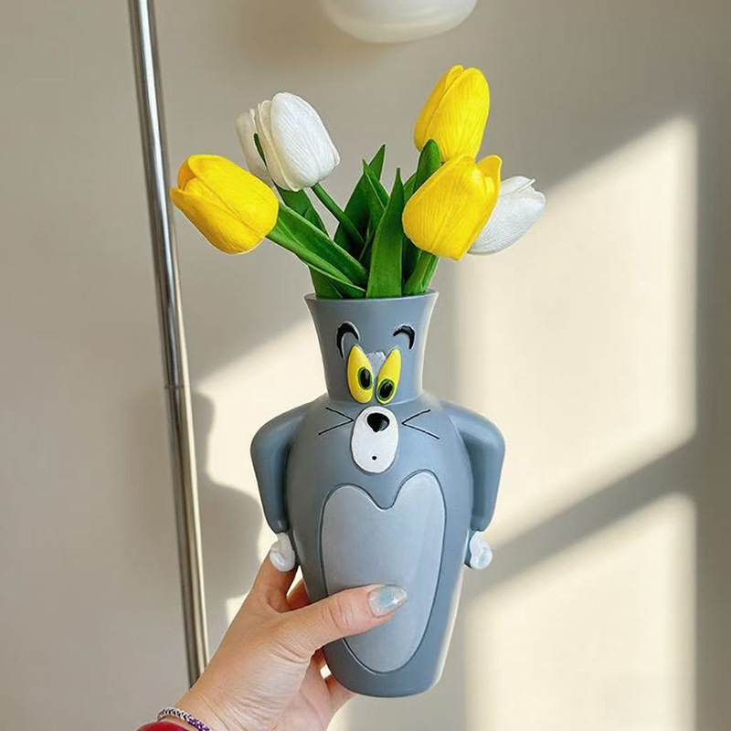 Cartoon Tom New and Jerry New  - Vase Decor ulasan dan harga