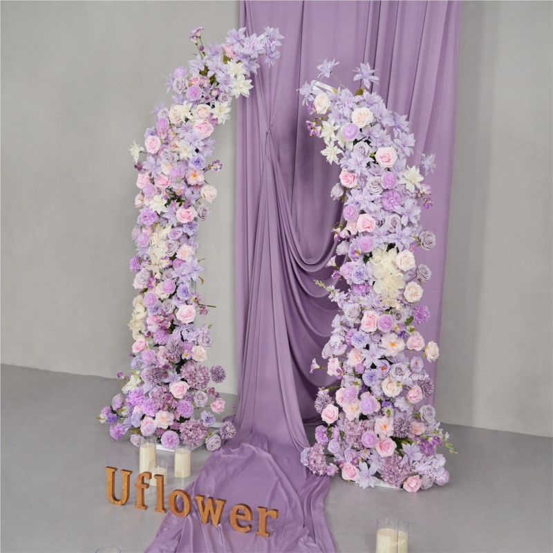 5D Uflower Purple Pink Lilies  - Table Runner ulasan dan harga